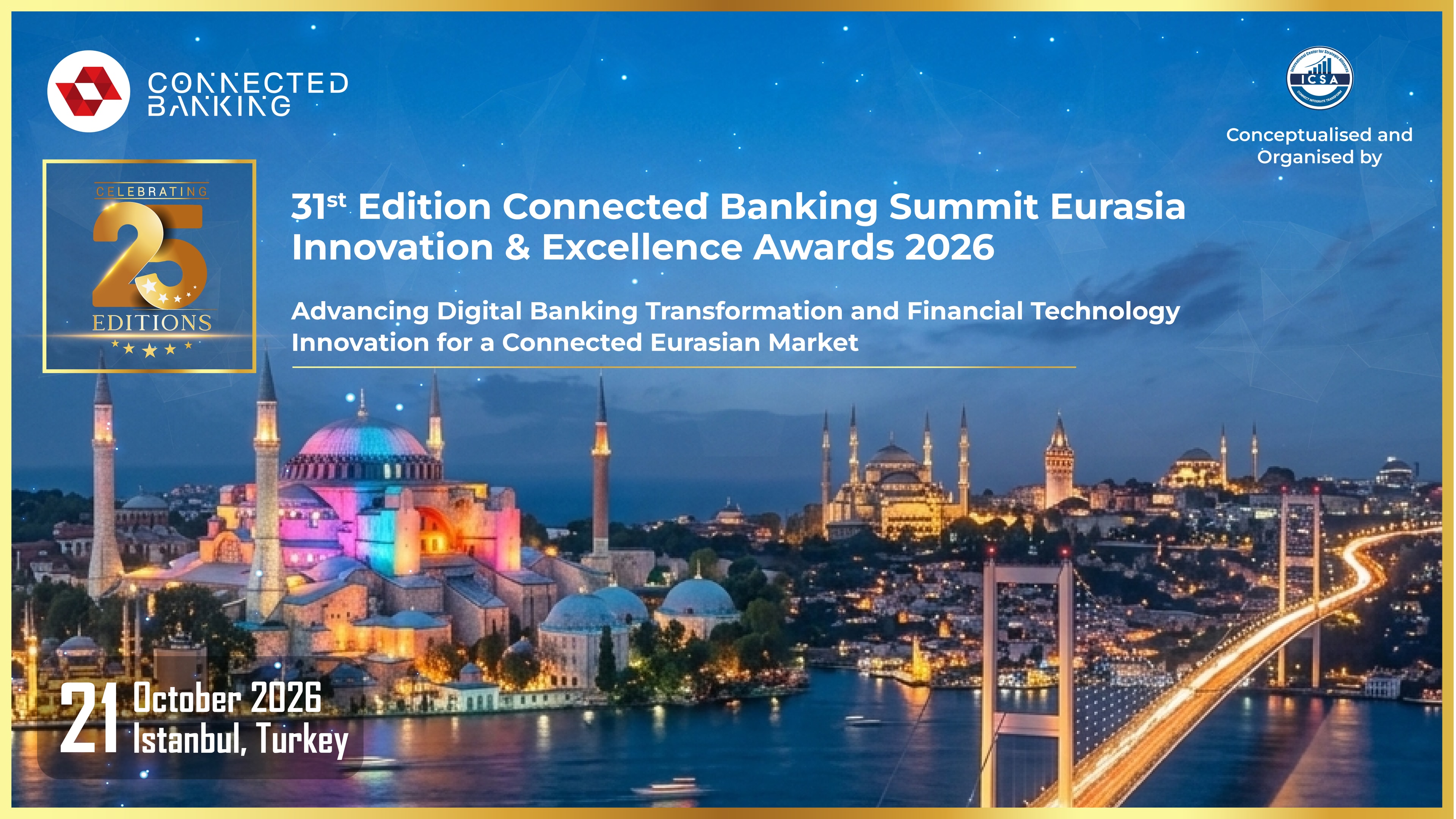 31st Connected Banking Summit & Awards 2026