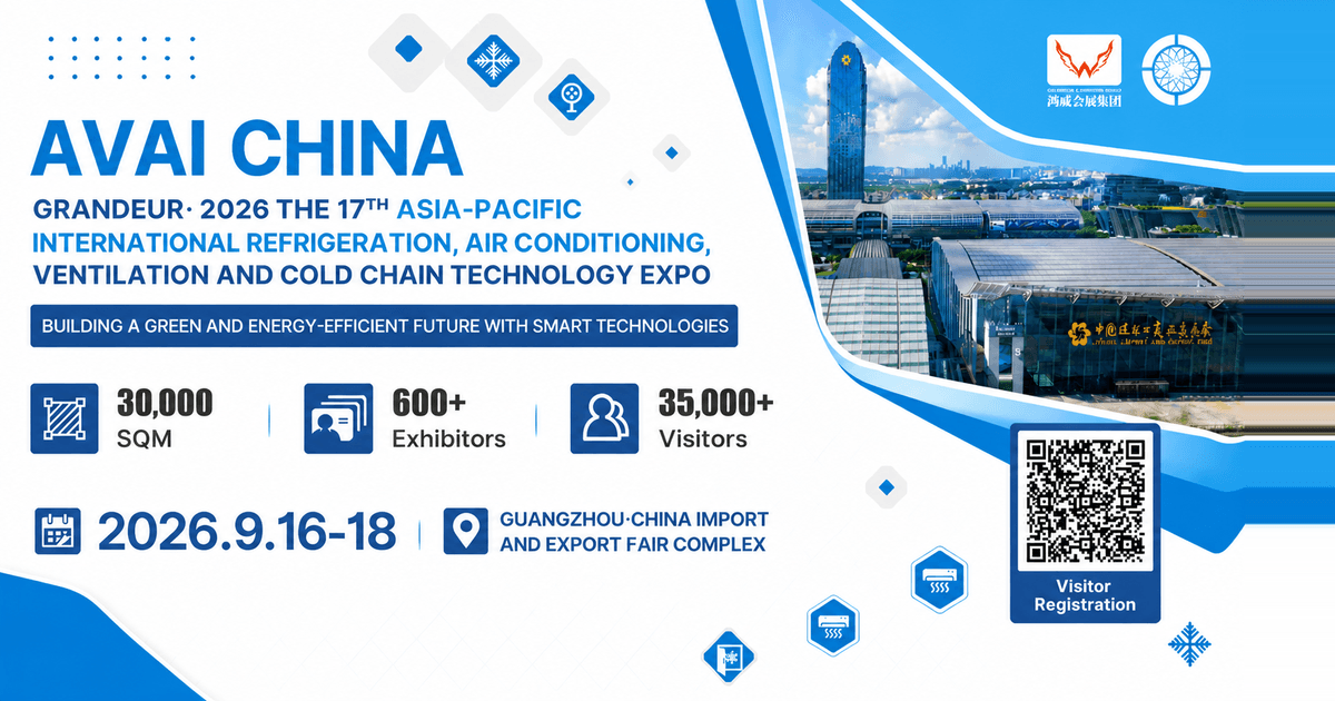 AVAI CHINA 2026 Advances Asia-Pacific HVACR Technology
